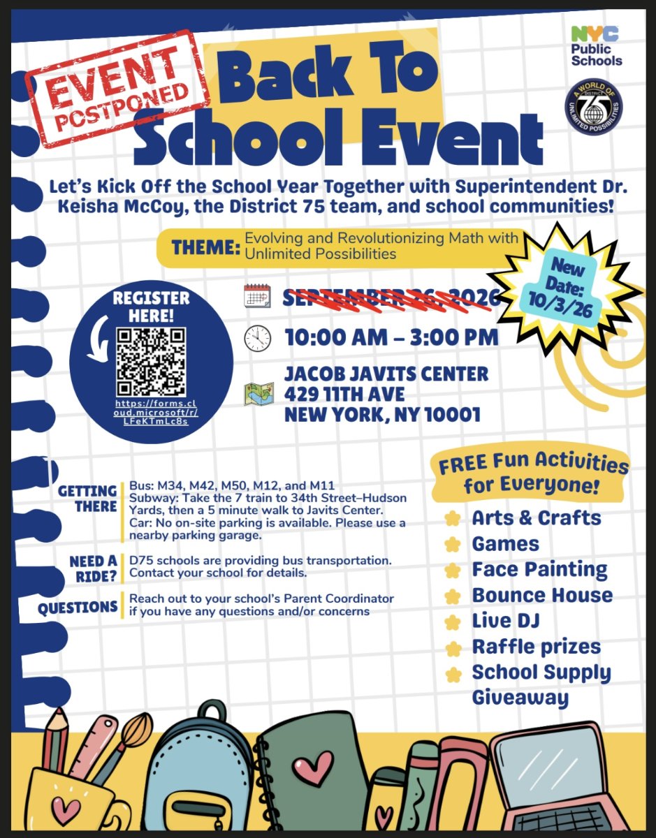 Back to School flyer